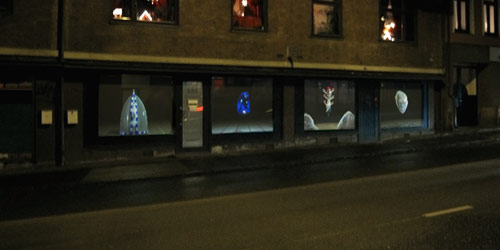 outdoor video exhibition in Oslo