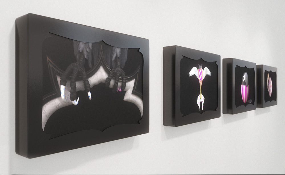 four channel video installation at SCOPE NYC